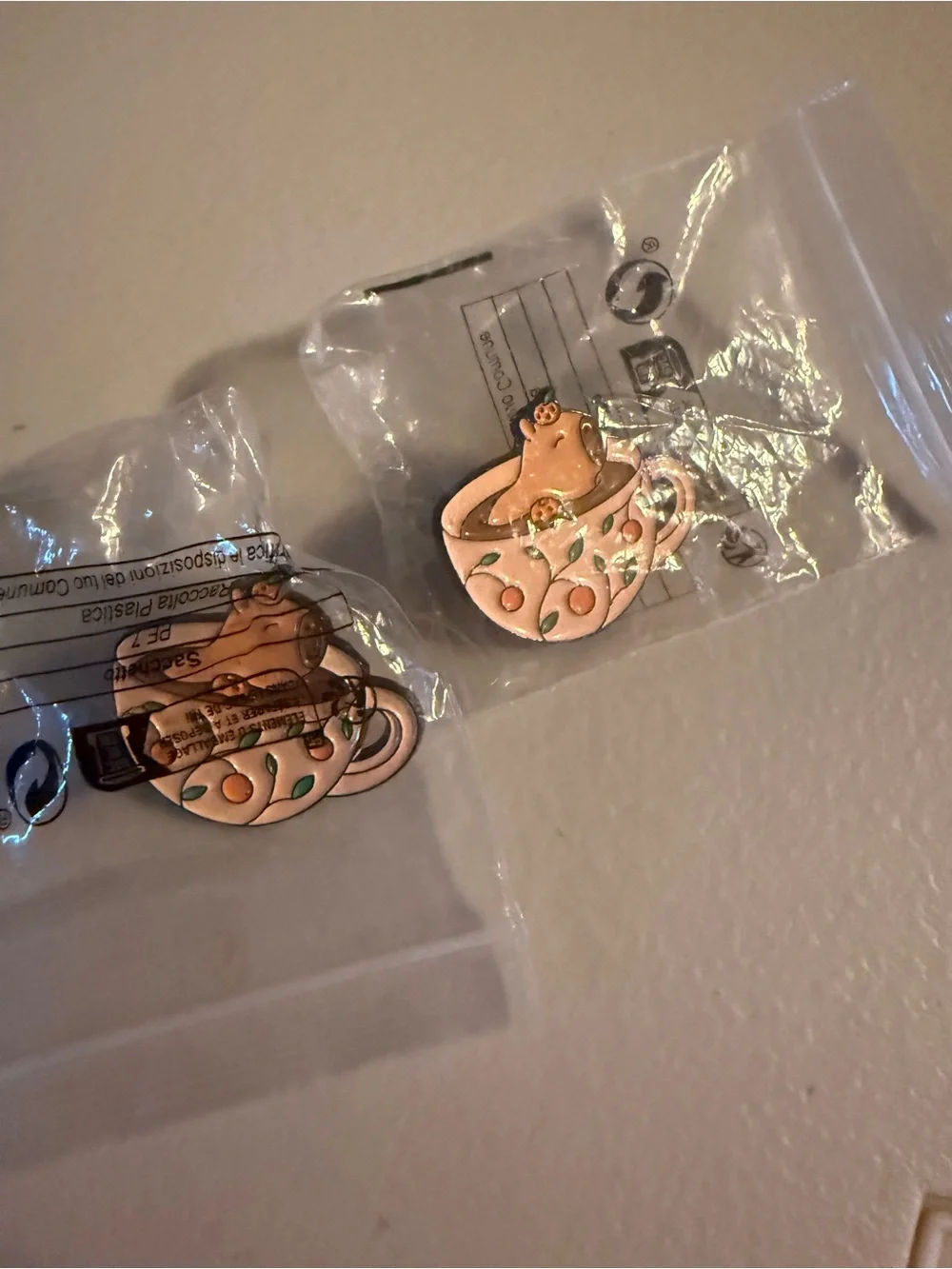 $3  Capybara teacup Pin $3 WHEN BUNDLED WITH 3 OR MORE